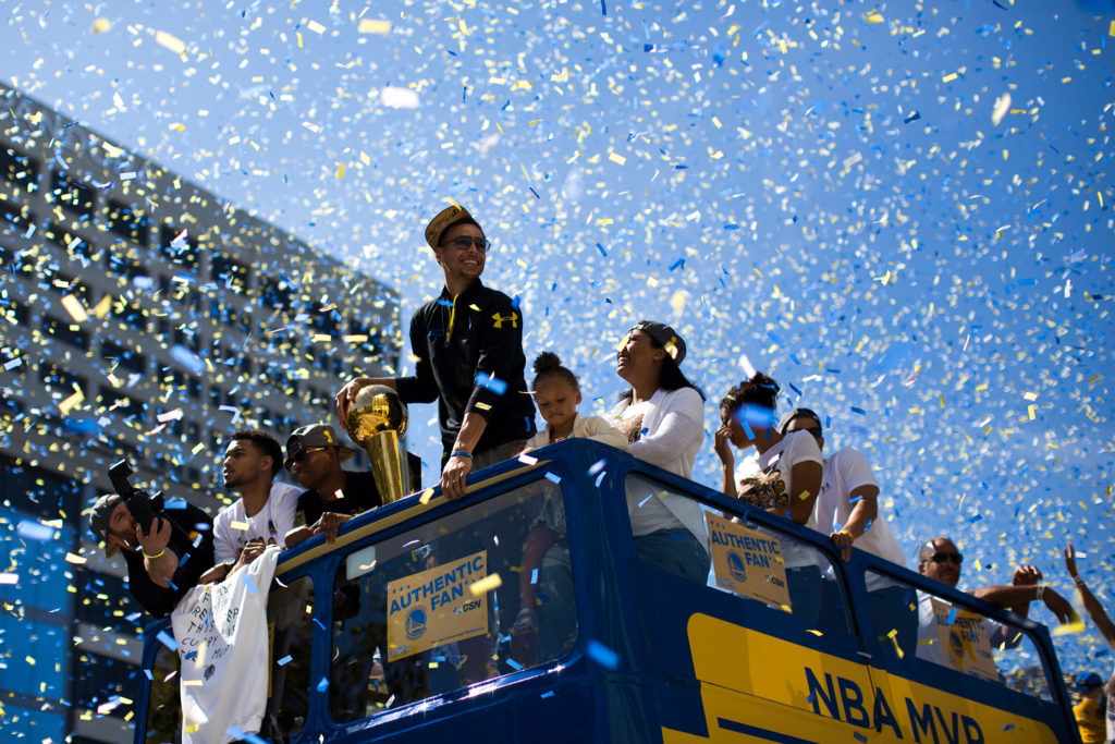 Warriors Parade In Downtown Oakland Tuesday June Warriors Parade In Downtown Oakland Tuesday June